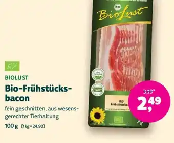 Denn's Biomarkt Bio Frühstücks bacon Angebot