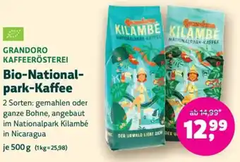 Denn's Biomarkt Bio national park kaffee Angebot