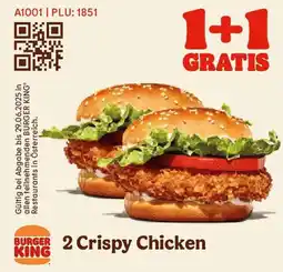 Burger King Burger 2 crispy chicken Angebot