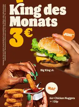 Burger King King des monats Angebot