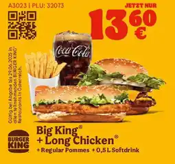 Burger King Big king long chicken Angebot