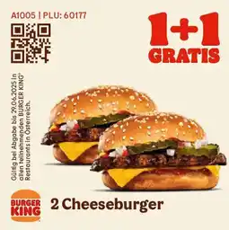 Burger King 2 cheeseburger Angebot