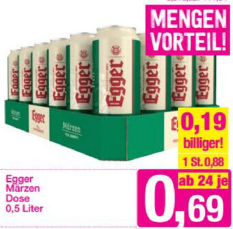Sutterlüty Egger Märzen Dose 0,5 Liter Angebot