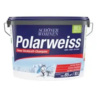 OBI Schöner Wohnen Wandfarbe Polarweiß Angebot