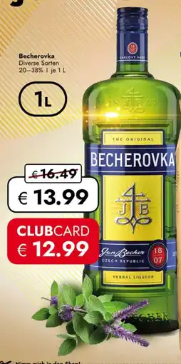 Travel FREE Becherovka Angebot