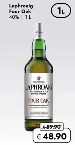 Travel FREE Laphroaig four oak Angebot