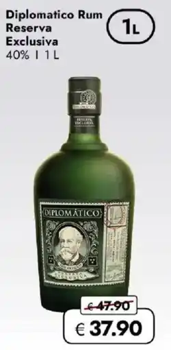 Travel FREE Diplomatico rum reserva exclusiva Angebot