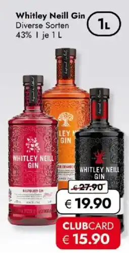 Travel FREE Whitley neill gin Angebot