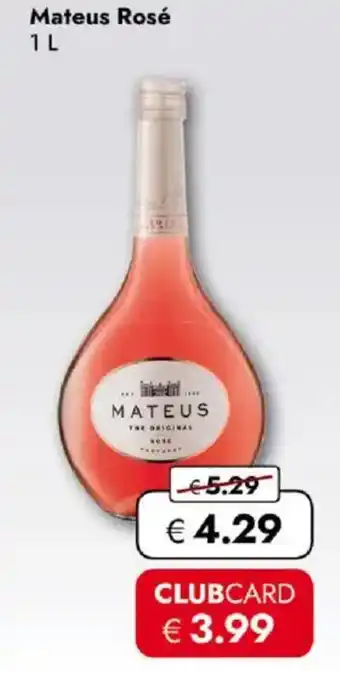 Travel FREE Mateus rosé Angebot