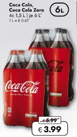 Travel FREE Coca cola, coca cola zero Angebot