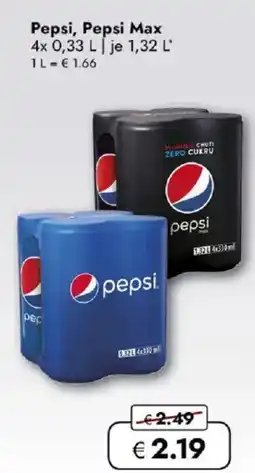 Travel FREE Pepsi, pepsi max Angebot