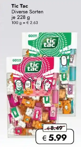Travel FREE Tic tac Angebot
