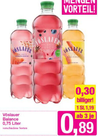 Sutterlüty Vöslauer Balance 0,75 Liter Angebot
