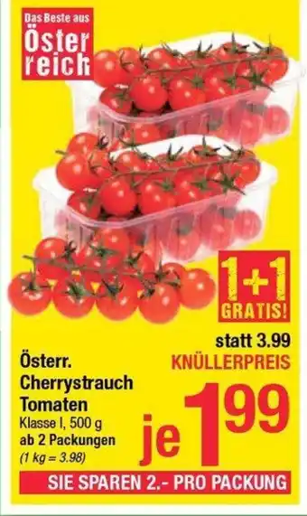 Maximarkt Österr. cherrystrauch tomaten Angebot