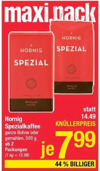 Maximarkt Hornig spezialkaffee Angebot