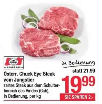 Maximarkt Österr. chuck eye steak vom jungstier Angebot