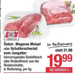 Maximarkt Österr. mageres meisel oder schulterscherzel Angebot