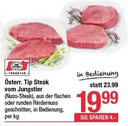 Maximarkt Österr. tip steak vom jungstier Angebot