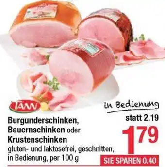 Maximarkt Burgunderschinken, bauernschinken oder krustenschinken Angebot