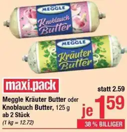 Maximarkt Meggle kräuter butter oder knoblauch butter Angebot