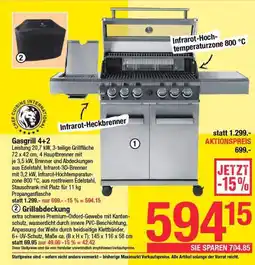Maximarkt Gasgrill 4+2 Angebot