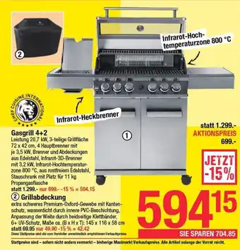 Maximarkt Gasgrill 4+2 Angebot