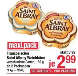 Maximarkt Saint albray weichkäse Angebot
