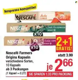 Maximarkt Nescafé farmers origins kapseln Angebot