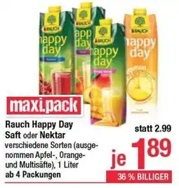 Maximarkt Rauch Happy Day Saft oder Nektar Angebot