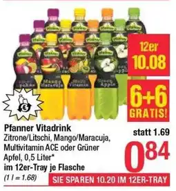 Maximarkt Pfanner vitadrink Angebot