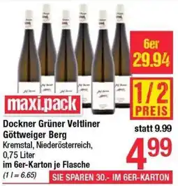 Maximarkt Dockner grüner veltliner göttweiger berg Angebot