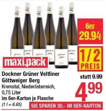 Maximarkt Dockner grüner veltliner göttweiger berg Angebot