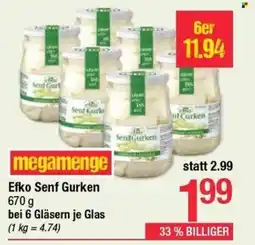 Maximarkt Efko senf gurken Angebot