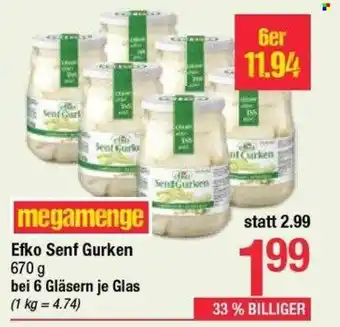 Maximarkt Efko senf gurken Angebot