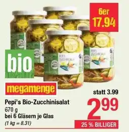 Maximarkt Pepi's bio-zucchinisalat Angebot