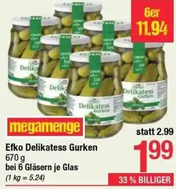 Maximarkt Efko delikatess gurken Angebot