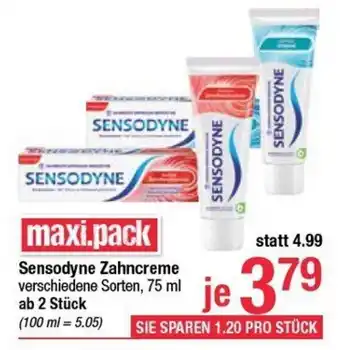 Maximarkt Sensodyne zahncreme Angebot