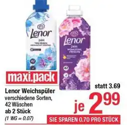 Maximarkt Lenor weichspüler Angebot