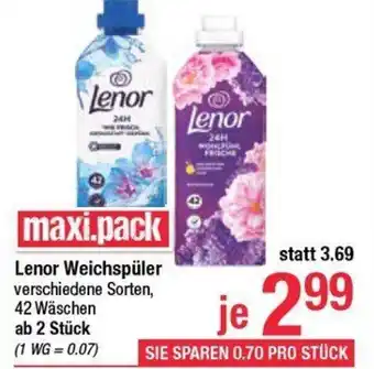 Maximarkt Lenor weichspüler Angebot