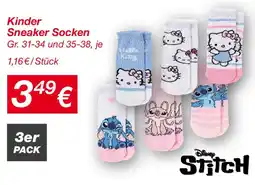KiK Kinder Sneaker Socken Angebot
