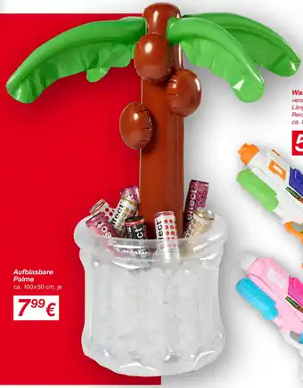 KiK Aufblasbare Palme Angebot