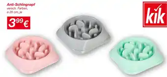 KiK Anti-Schlingnapf Angebot