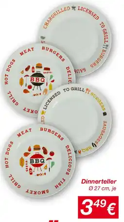 KiK Dinnerteller Angebot