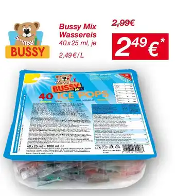KiK Bussy Mix Wassereis Angebot