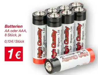 KiK Batterien Angebot
