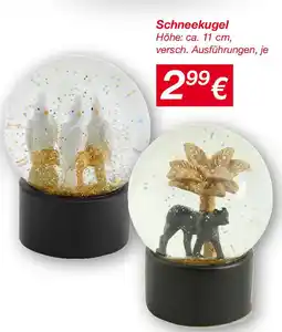 KiK Schneekugel Angebot