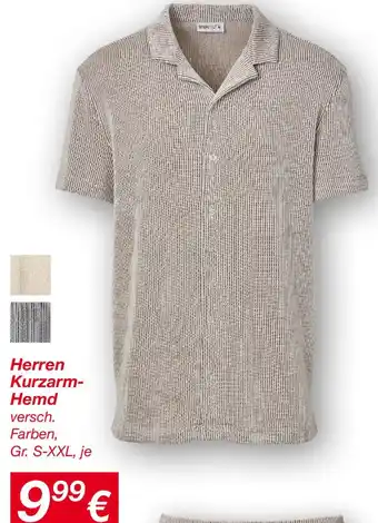 KiK Herren Kurzarm- Hemd Angebot