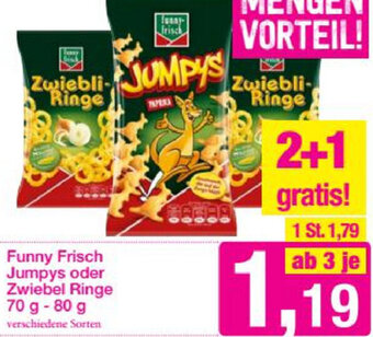 Sutterlüty Funny Frisch Jumpys Oder Zwiebel Ringe 70 g-80 g Angebot