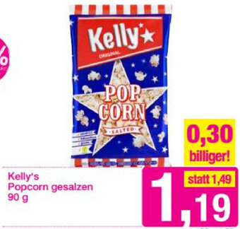 Sutterlüty Kelly's Popcorn Gesalzen 90 g Angebot