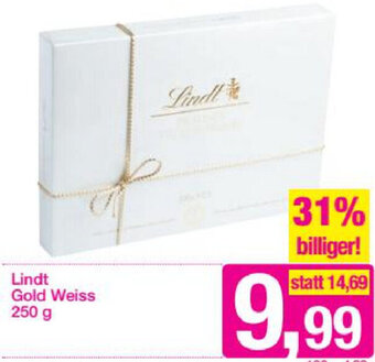 Sutterlüty Lindt Gold Weiss 250 g Angebot